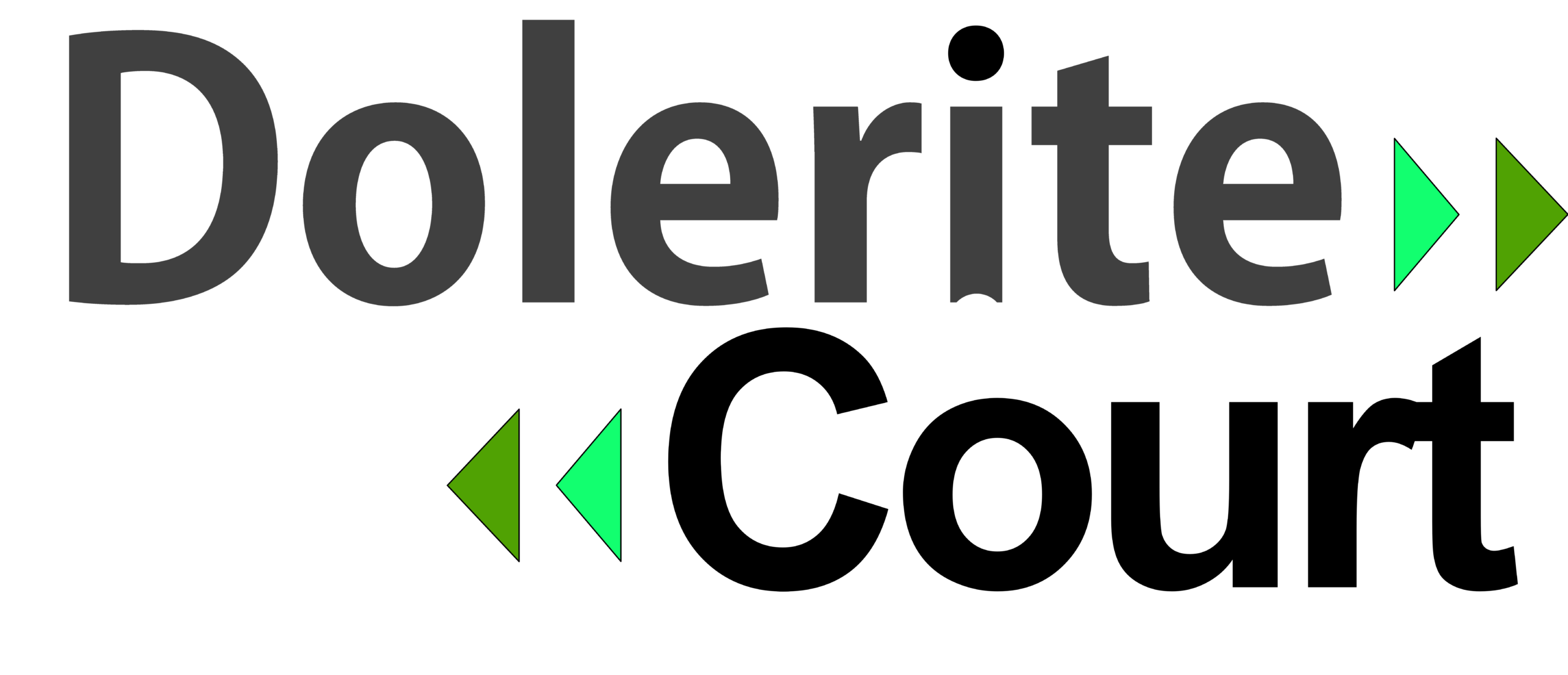 Dolerite court logo